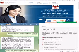 Đủ chiêu trò lừa đảo tìm việc online, đánh vào tâm lý "việc nhẹ, lương cao"