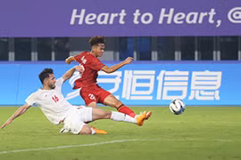 Olympic Việt Nam thua đậm Olympic Iran ở ASIAD 19