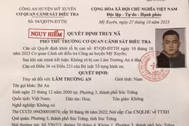 Sóc Trăng: Truy nã đối tượng nguy hiểm về hành vi “Gây rối trật tự công cộng”