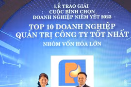 Petrolimex được vinh danh Top 10 doanh nghiệp quản trị công ty tốt nhất nhóm vốn hóa lớn năm 2023