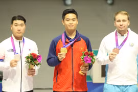 Phạm Quang Huy mang về tấm Huy chương Vàng đầu tiên cho Thể thao Việt Nam ở ASIAD 19