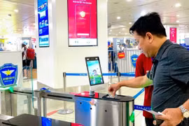 Thí điểm giai đoạn 4 ứng dụng xác thực sinh trắc học toàn trình với hành khách đi máy bay