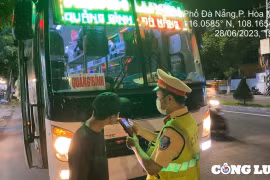 Đà Nẵng: Phát hiện tài xế xe khách đường dài dương tính với ma tuý