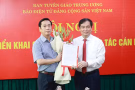 Nhà báo Nguyễn Công Dũng được giao phụ trách Báo điện tử Đảng Cộng sản Việt Nam từ 1/7/2023