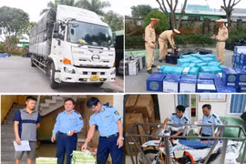 Liên tiếp phát hiện số lượng lớn hàng hóa không rõ nguồn gốc đi qua Hà Tĩnh, Quảng Bình