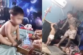 Tạm giữ đối tượng nghi ép cháu bé 3 tuổi sử dụng ma túy