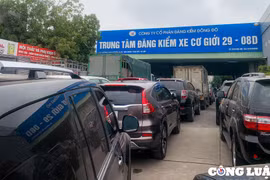 Chủ động phòng ngừa ùn tắc phương tiện đến kiểm định dịp cuối năm