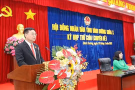 Ông Nguyễn Văn Lộc được bầu giữ chức Chủ tịch HĐND tỉnh Bình Dương