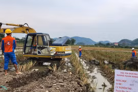 Khẩn trương thi công Đường dây 500 kV Nam Định I - Thanh Hóa