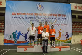 Giải thể thao Người làm báo tỉnh Hòa Bình năm 2023