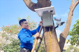 Tây Hồ (Hà Nội): Hiệu quả từ mô hình lắp camera giám sát chống xả rác