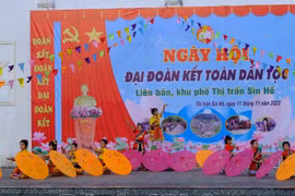 Lai Châu tổ chức Ngày hội Đại Đoàn kết toàn dân tộc tại Thị trấn Sìn Hồ