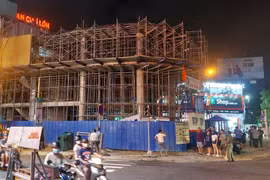 Đà Nẵng: Kéo thép tại công trình 7 tầng, công nhân bị điện giật trọng thương