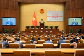 Chủ tịch Quốc hội Vương Đình Huệ chủ trì Hội nghị của Đảng đoàn Quốc hội về lấy phiếu tín nhiệm