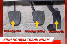 Cách tránh đạp nhầm chân phanh và chân ga khi tham gia giao thông