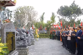 Lễ tưởng niệm 55 năm ngày hy sinh của các liệt sĩ tại Cầu Nhe