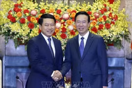 Chủ tịch nước Võ Văn Thưởng tiếp Phó Thủ tướng, Bộ trưởng Ngoại giao Lào