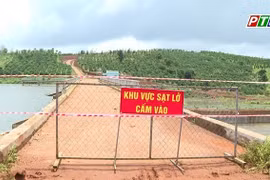 Hơn 170 người dân di dời do hồ chứa nước 80ha ở Tây Nguyên nứt nghiêm trọng