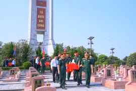 Nghệ An truy điệu, an táng 96 hài cốt liệt sĩ hy sinh tại Lào