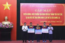 Quảng Bình khen thưởng cho vận động viên xuất sắc tại SEA Games 32