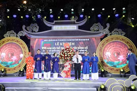Hội thề Trung hiếu đền Đồng Cổ đón nhận Quyết định ghi danh là Di sản văn hoá phi vật thể quốc gia