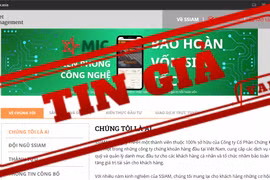 Trung tâm Xử lý tin giả Việt Nam cảnh báo những website chuyên lừa đảo