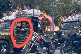 Xử lý đoàn xe hộ tống “người đẹp” diễu hành trên phố biển Cửa Lò