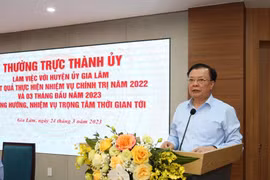 Bí thư Hà Nội: Gia Lâm trở thành quận, phải tìm ra một hướng đi lâu dài, bền vững