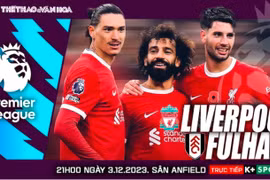 Nhận định Liverpool vs Fulham, 21h ngày 3/12 tại Ngoại hạng Anh