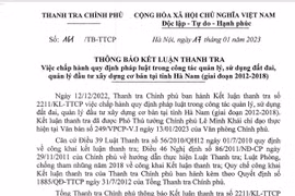 Nhiều sai phạm trong đầu tư xây dựng tại tỉnh Hà Nam