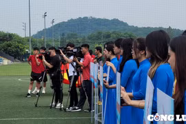 Những hình ảnh hậu trường tác nghiệp của phóng viên tại Press Cup 2023