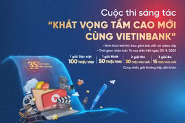 Gia hạn thời gian nhận bài dự thi Cuộc thi sáng tác “Khát vọng tầm cao mới cùng VietinBank”