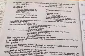 Bộ GD&ĐT nói gì về nghi vấn lộ đề thi ngữ văn?