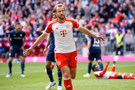 Kane lập kỷ lục chưa từng có trong lịch sử Bayern