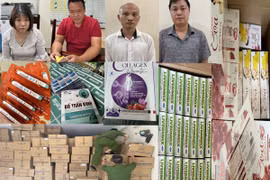 Tạm giữ hình sự 4 đối tượng trong đường dây làm giả hơn 60.000 thực phẩm chức năng