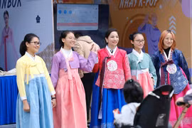 Lễ hội Con đường văn hóa hữu nghị Việt - Hàn 2023 thu hút du khách
