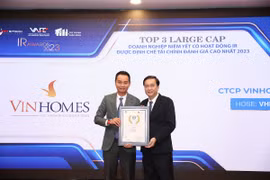 Vinhomes được vinh danh trong Top 3 doanh nghiệp niêm yết có hoạt động quan hệ nhà đầu tư tốt nhất 2023