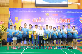 Khai mạc Giải Cầu lông học sinh, sinh viên Thành phố Hà Nội năm 2023