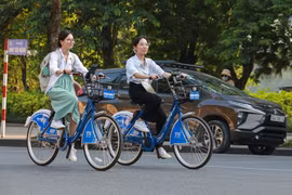 Xe đạp công cộng ngày càng được nhiều người lựa chọn làm phương tiện đi lại