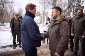 Tổng thống Zelenskyy đến miền nam Ukraine gặp Thủ tướng Đan Mạch