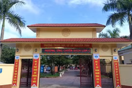 Nghi Xuân – Hà Tĩnh: Trường THCS Nguyễn Trãi vinh dự nhận Cờ thi đua xuất sắc của Chính phủ