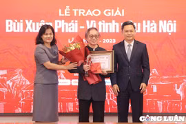 Giải thưởng Bùi Xuân Phái - Vì tình yêu Hà Nội 2023: Giải thưởng Lớn được trao cho NSND Đặng Nhật Minh