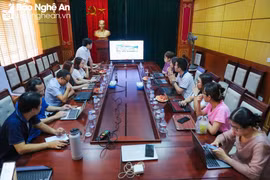 Báo điện tử Vietnamnet hỗ trợ Báo Nghệ An tập huấn nghiệp vụ cho cán bộ, phóng viên