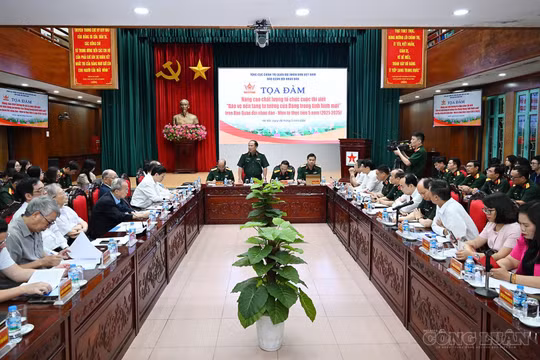 Báo Quân đội nhân dân tổ chức tọa đàm nâng cao chất lượng tổ chức Cuộc thi viết “Bảo vệ nền tảng tư tưởng của Đảng trong tình hình mới”