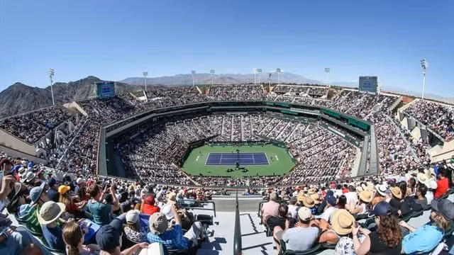 Giải quần vợt Indian Wells 2020 bị hoãn vì lo ngại dịch Covid-19. Ảnh: Eurosport
