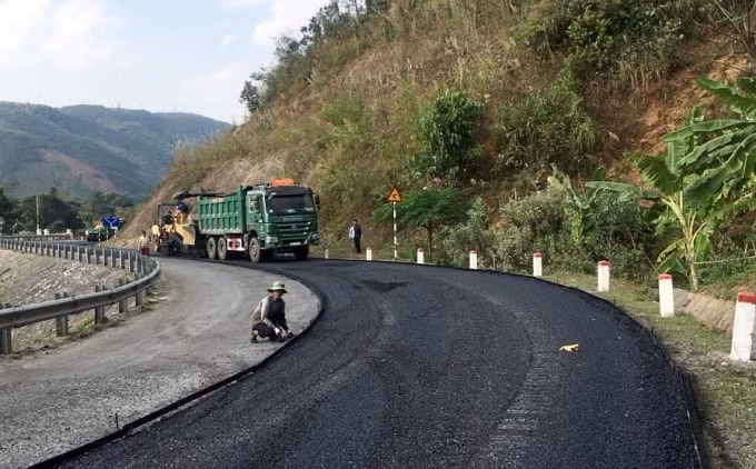 Các gói thầu đều hoàn thành đúng tiến độ, bảo đảm chất lượng ̣( ảnh TL)