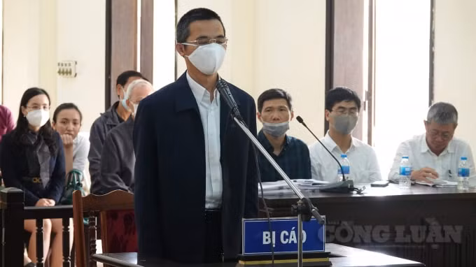 Bị cáo Đặng Anh Tuấn, cựu Chánh thanh tra Bộ Thông tin và Truyền thông.