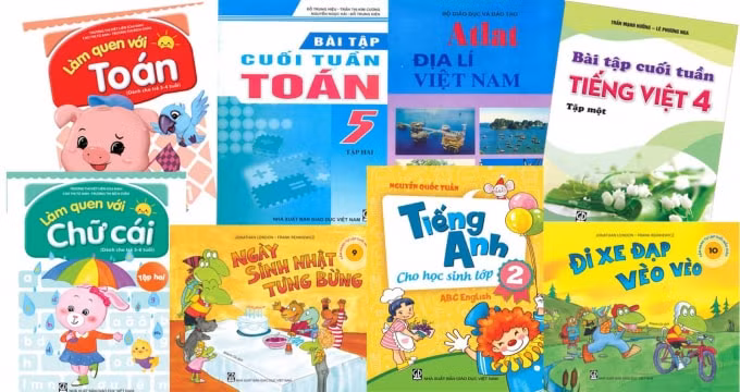 Không được bắt buộc học sinh, phụ huynh mua sách tham khảo (ảnh NXBGD).