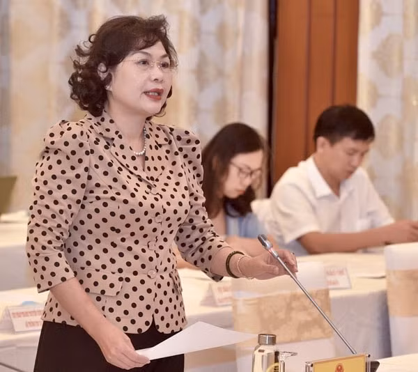 Phó Thống đốc NHNN Nguyễn Thị Hồng.