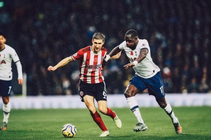 Tottenham bị Sheffield United cầm hoà 1-1 trên sân nhà. Ảnh: Getty